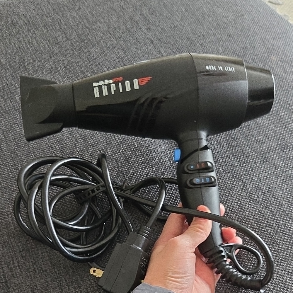 BaBylissPRO Rapido Black Hair Dryer